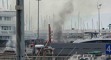 Pendik Marina'da yakıt deposunda yangın