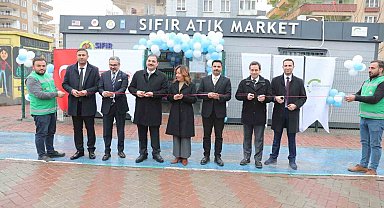 Pilot ilçede geri dönüşüm market sayısı 6'ya çıkarıldı