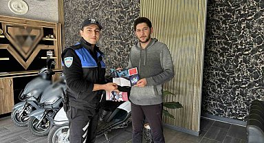 Polisten vatandaşlara 'suçtan korunma' eğitimi