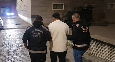 Samsun'da 13 yıl 15 gün hapis cezası bulunan şahıs yakalandı
