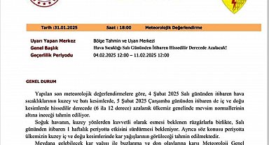 Samsun'da hava sıcaklığı 6-12 derece düşecek