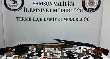Samsun'da silah operasyonu