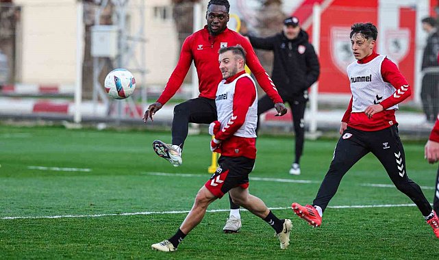 Samsunspor, Gaziantep FK maçı hazırlıklarını sürdürdü
