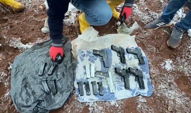Şanlıurfa'da silah kaçakçılığı operasyonu: 9 gözaltı