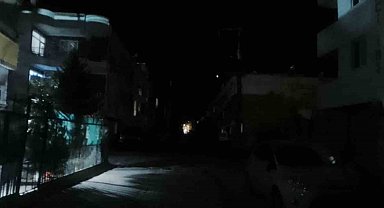 Şanlıurfa'da sokaklar karanlığa gömüldü