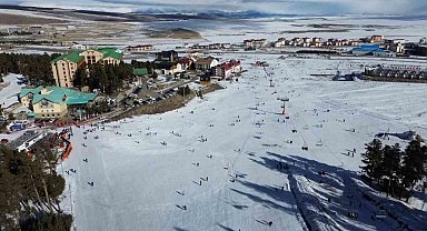 Sarıkamış Kayak Merkezi'nde sömestre yoğunluğu