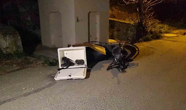 Sarıyer'de feci kaza: Otomobille çarpışan motordaki kurye hayatını kaybetti