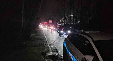 Sarıyer'de hız yapan sürücü aracıyla ormanlık alana uçtu: 1 yaralı