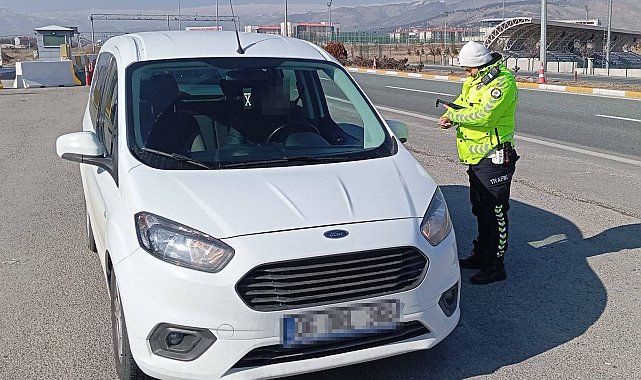 Şehirlerarası yollarda emniyet kemeri denetimi gerçekleştirildi
