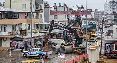 Şelale Mahallesi'nde drenaj hattı yenilendi