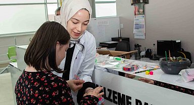 Selçuk Üniversitesi'nde özel çocukların diş tedavileri yapıldı