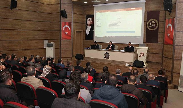 Siirt'te 2025 yılı 1. Dönem İl Koordinasyon Kurulu toplantısı gerçekleştirildi