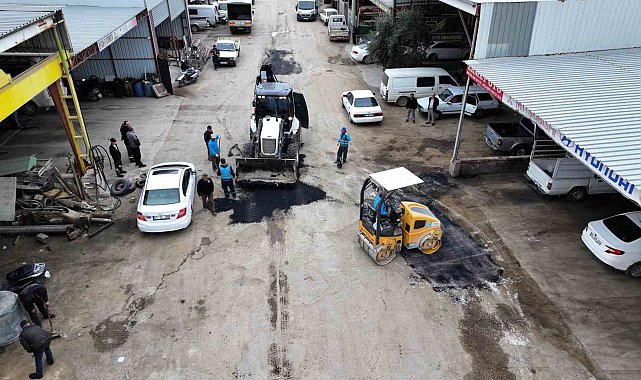 Silifke Sanayi Sitesi yolları bakıma alındı