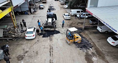 Silifke Sanayi Sitesi yolları bakıma alındı