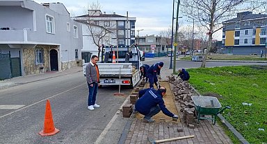 Silivri'de altyapı ve yol çalışmaları hız kesmeden devam ediyor