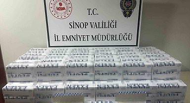 Sinop'ta 40 bin makaron ele geçirildi