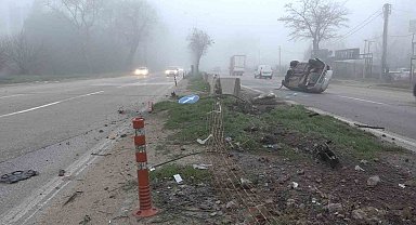 Sis kazayı beraberinde getirdi