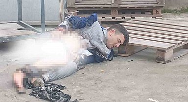 Sobaya tiner döktü, yaralandı