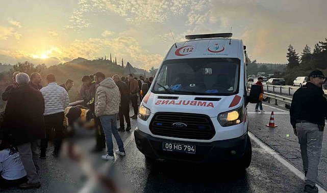 Söke'de trafik kazası: 1 ölü, 2 yaralı