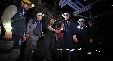 SP Genel Başkanı Arıkan Zonguldak'ta madene indi