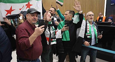 Suriye'ye gözyaşlarıyla ilk uçuş