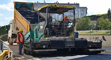 Tarihi projede asfalt çalışmaları hız kazandı