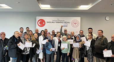 Tekirdağ'da Diyabet Okulu 2025 yılının ilk mezunlarını verdi