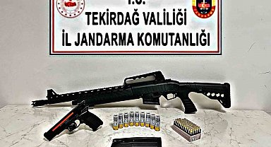 Tekirdağ'da silah ve uyuşturucu madde ele geçirildi