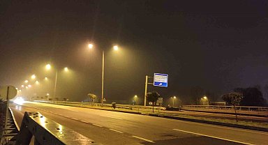 Tekirdağ'da sis etkili oldu