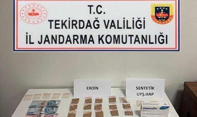Tekirdağ'da uyuşturucu operasyonları
