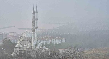 Tekirdağ'da yoğun sis: Sis şehri kapladı