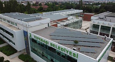 Tepebaşı, güneş sistemleriyle 2024'te 1 milyon 745 bin liralık elektrik üretti