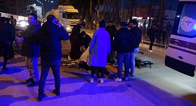 Tırın çarptığı yaya ağır yaralandı