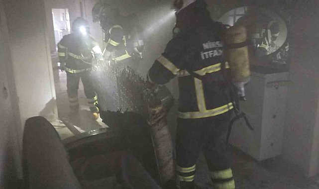 Tokat'ta sevgi evinde yangın