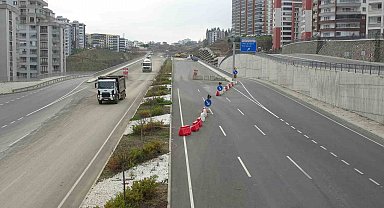 Türkiye'nin en maliyetli şehir içi yollarından Kanuni Bulvarı inşaatında sona doğru