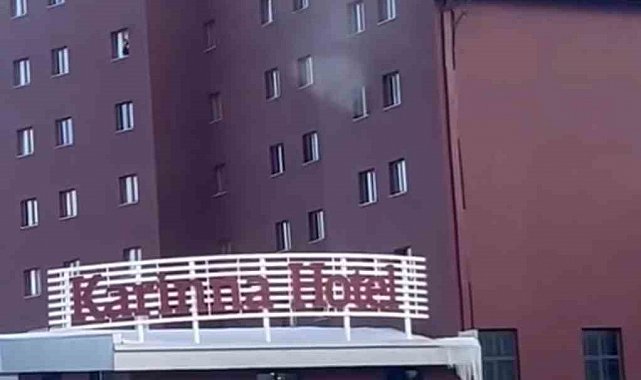 Uludağ'da otelde yangın ihbarı korkuttu
