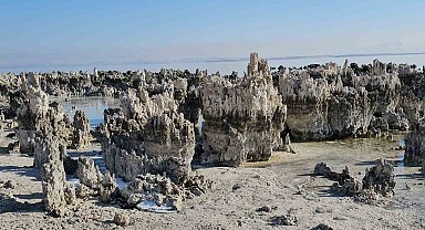 Van Gölü'nde su seviyesi düşmeye devam ediyor