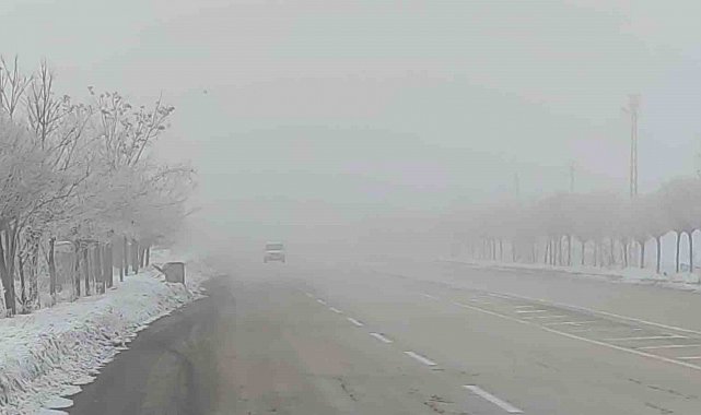 Van'da sis ulaşımı olumsuz etkiledi