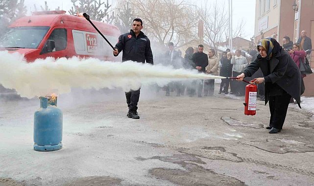 Yangına müdahalede "söndürme cihazı" vurgusu