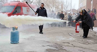 Yangına müdahalede "söndürme cihazı" vurgusu