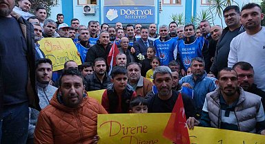 Yolbulan metal işçilerine Başkan Amaç'tan destek