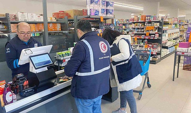 Yozgat'ta Marketlerde fahiş fiyat denetimi 55 işletmede toplam 1.962 ürün denetlendi