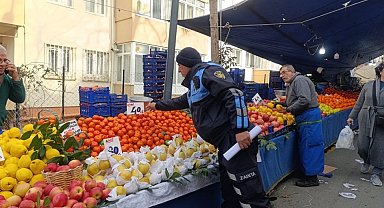 Zabıta Müdürlüğü pazar denetimlerine devam ediyor