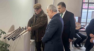 11 kursiyerin 47 bastonu sergilendi