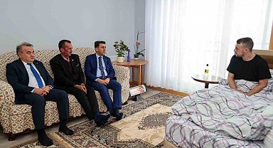 2024 yılında gazi olan Aydın'a anlamlı ziyaret