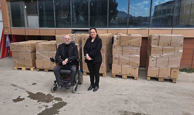 'Gönüllerde dua, sofralarda aş olmak için' 350 hanenin yardım kolilerini SYDV'ye teslim ettiler