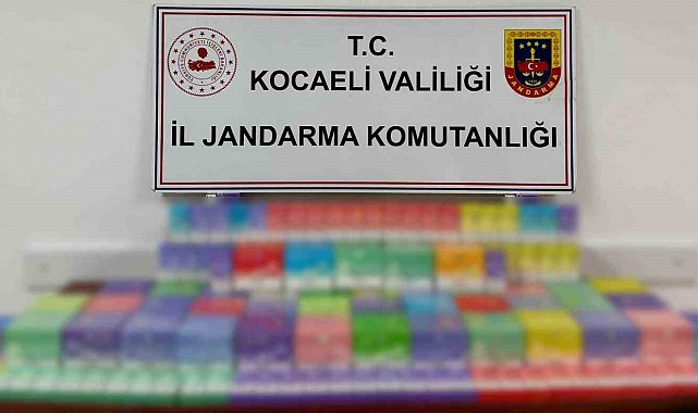 400 elektronik sigara ele geçirildi