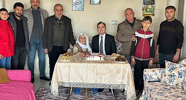 89 yıl sonra ilk kez: Kaymakam Arıkan'dan anlamlı doğum günü sürprizi