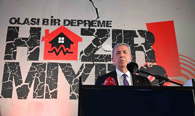 ABB Başkanı Yavaş: "Deprem öldürmez, bina öldürür"