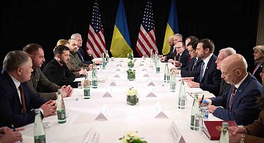 ABD Başkan Yardımcısı Vance ile Ukrayna Devlet Başkanı Zelenskiy'den "Rusya" zirvesi